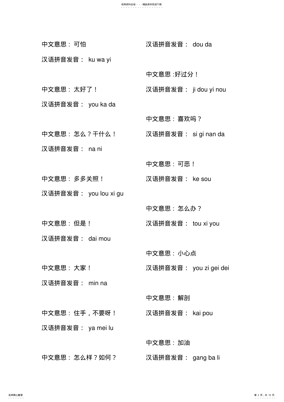 2022年日语中文拼音发音 .pdf_第2页