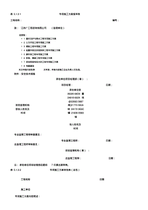 专项施工方案报审表及审批表.pdf