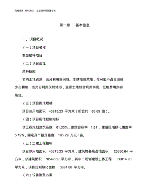 左旋锚杆项目建议书(立项申请范文).pdf