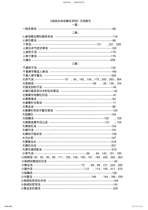 2022年2022年桂林古本伤寒杂病论方剂索引 .pdf