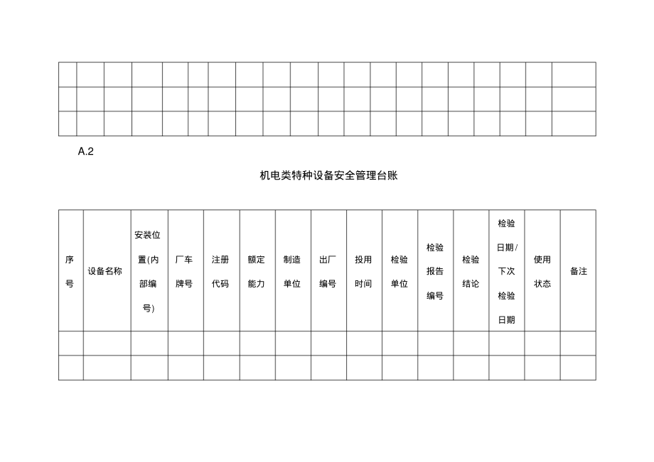 特种设备台账表格汇总.pdf_第2页