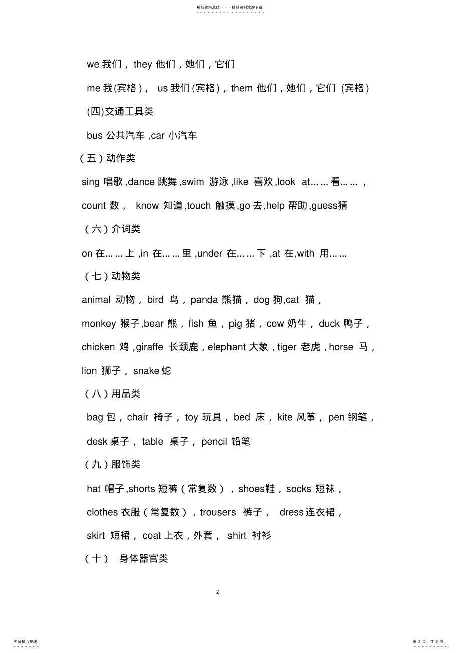 2022年新版新标准英语知识点总结,推荐文档 .pdf_第2页