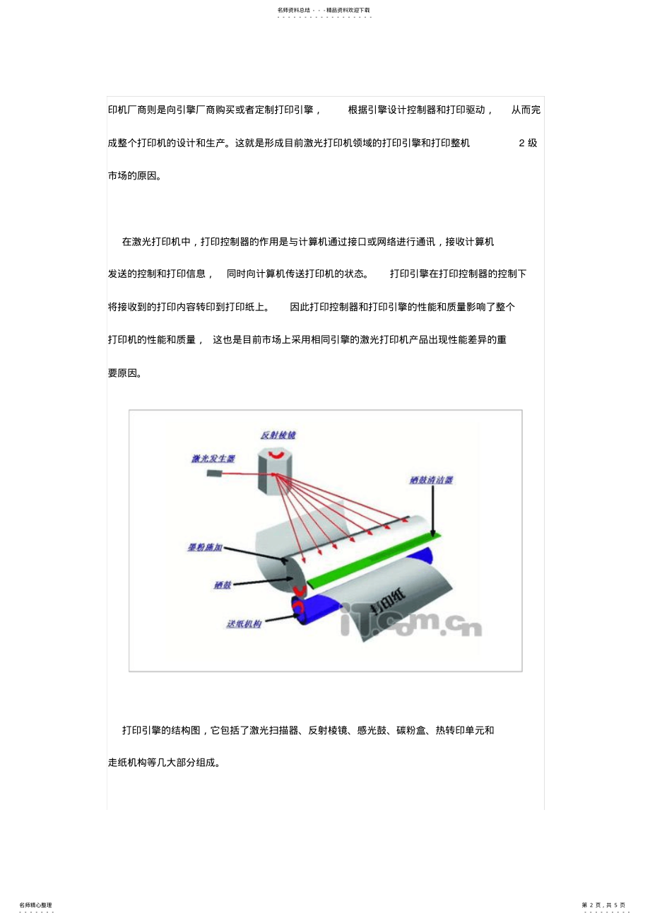 2022年2022年激光打印机原理资料 .pdf_第2页