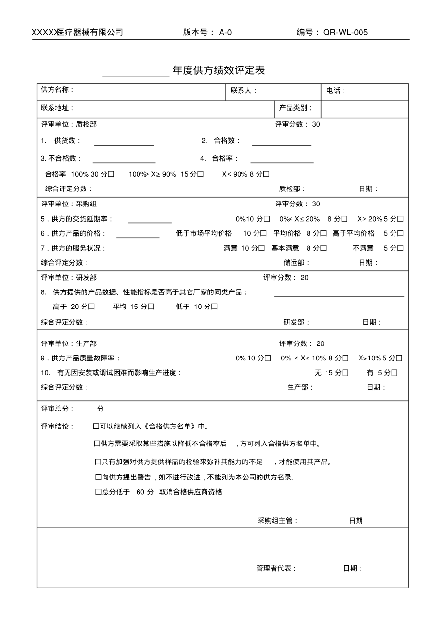 年度供方绩效评定表.pdf_第1页