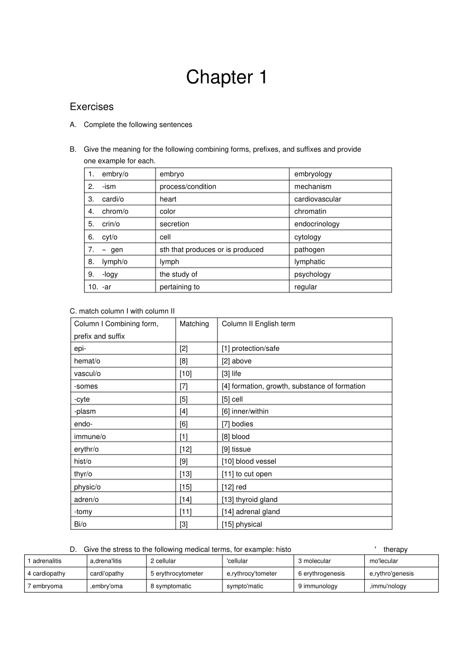 专业英语1-6单元课后练习答案.pdf_第1页