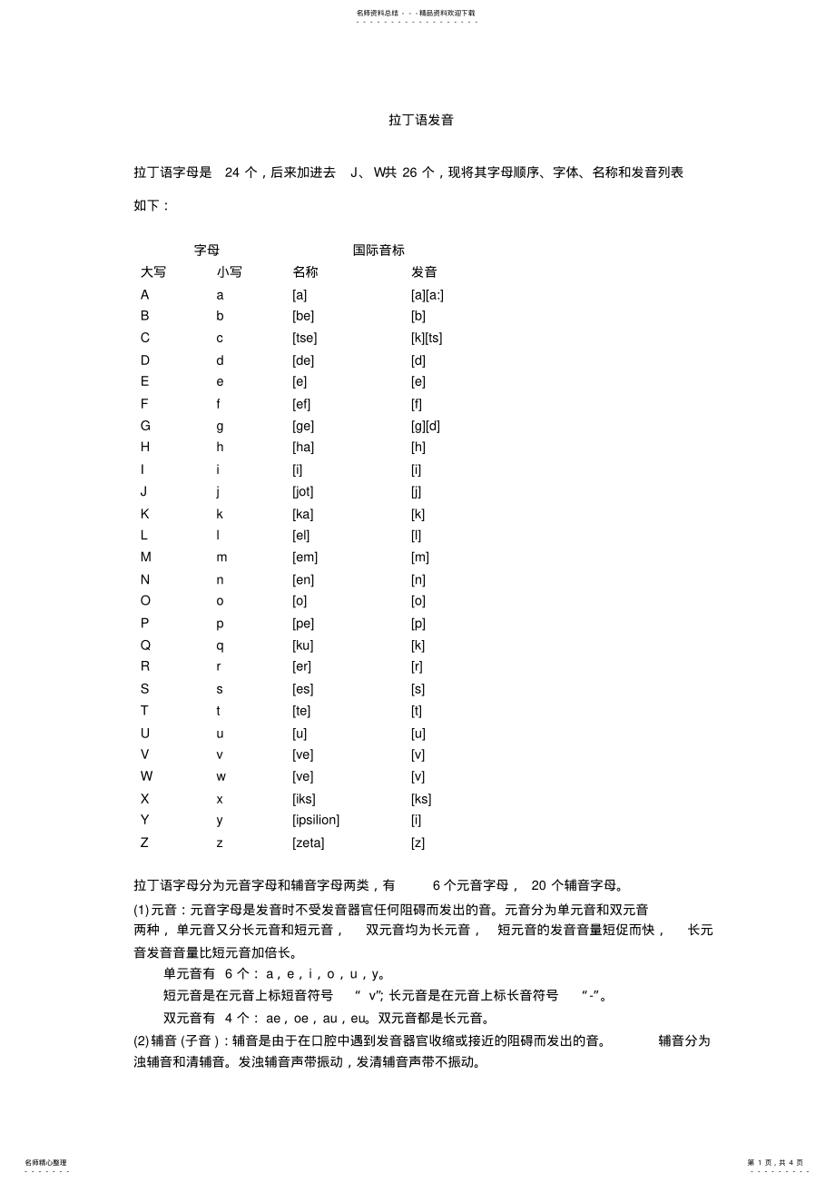 2022年2022年拉丁语发音 .pdf_第1页