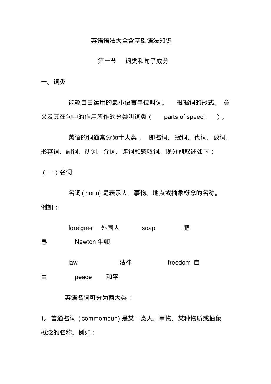 英语语法大全含基础语法知识.pdf_第1页