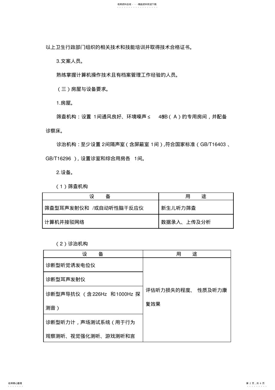 2022年新生儿听力筛查技术规范 .pdf_第2页