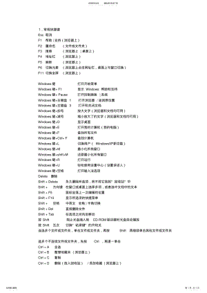 2022年最全电脑快捷 .pdf