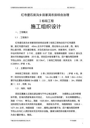 沟道整治施工组织.pdf