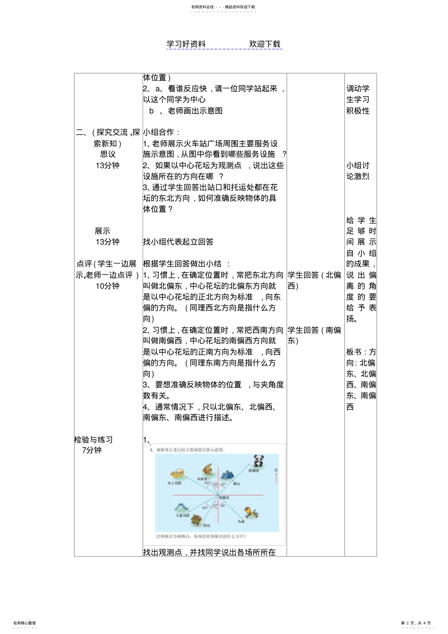 2022年2022年教师继续教育学习教学设计与反思模板 .pdf_第2页