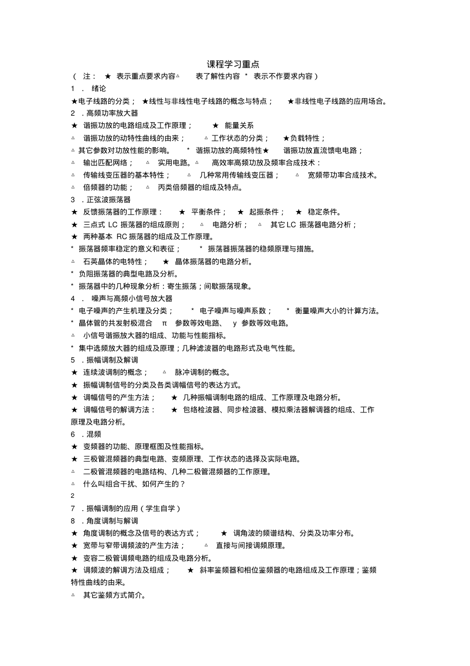 高频电子线路复习重点.pdf_第1页