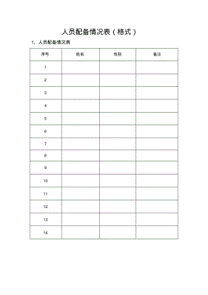 人员配备情况表(格式).pdf