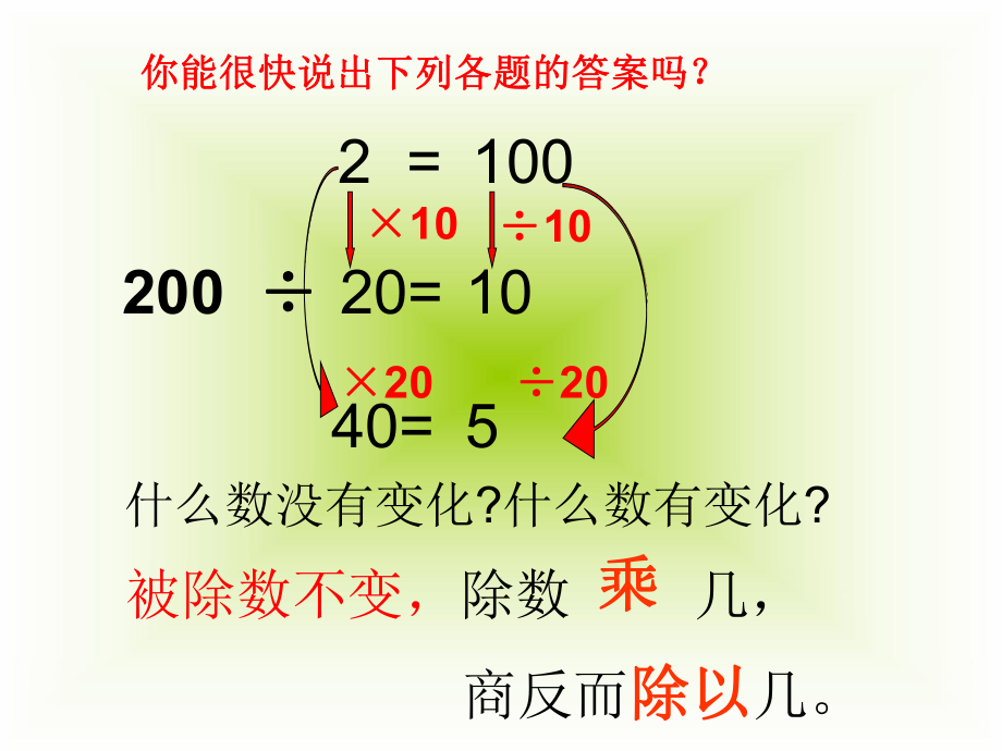 人教版小学数学四年级上册第五单元《商的变化规律》课件 (2).ppt_第2页