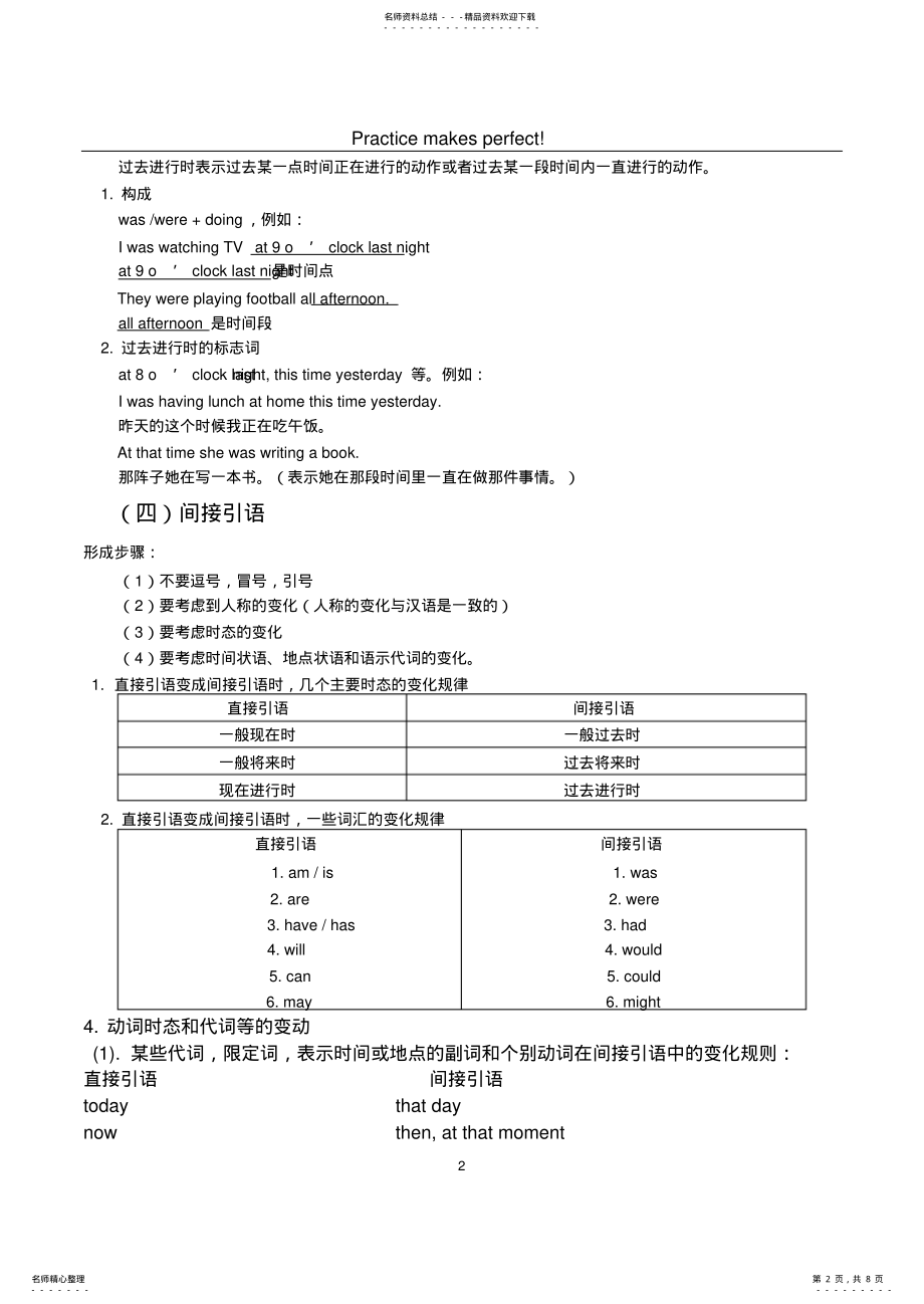 2022年新目标八年级下册_英语语法知识点精讲+练习[],推荐文档 2.pdf_第2页