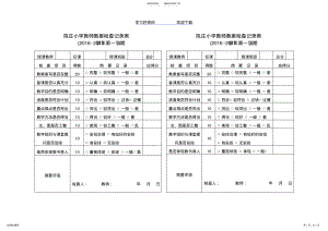 2022年2022年教案、作业、记录检查记录表 .pdf