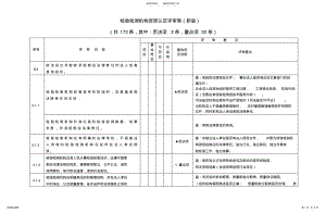 2022年2022年检验检测机构内审检查表CMA .pdf