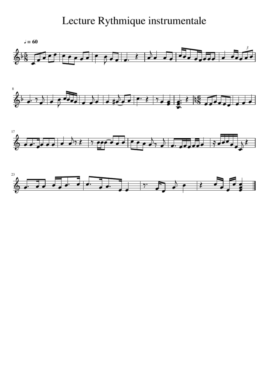 LectureRythmiqueinstrumentale(五线谱钢琴谱正谱原版乐谱线谱).pdf_第1页