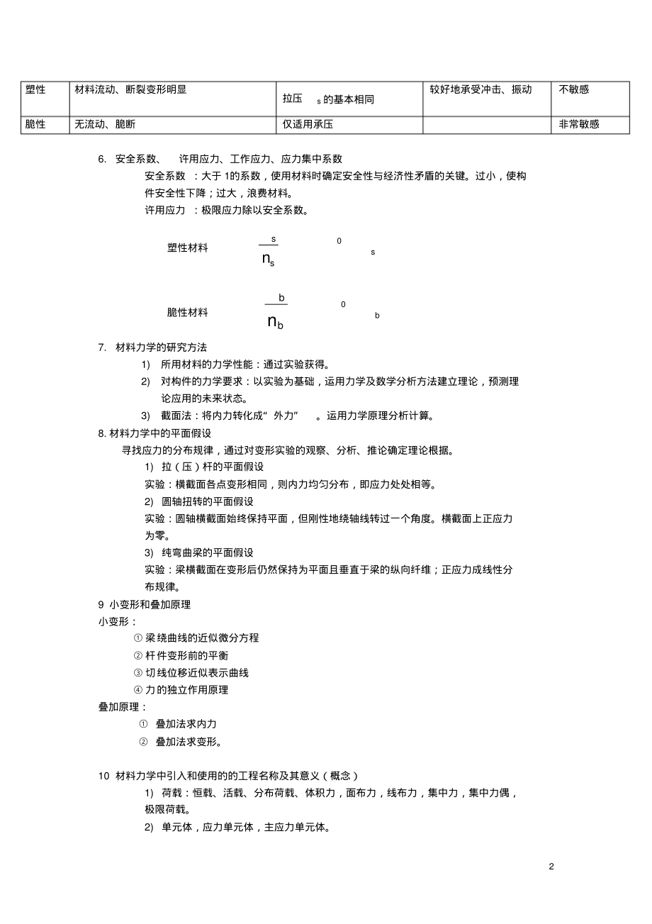 材料力学重点总结.pdf_第2页