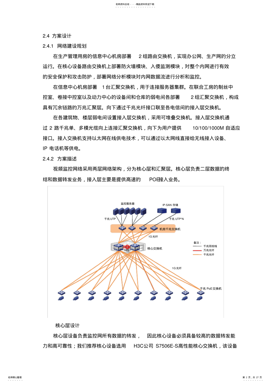 2022年智能化网络系统方案 .pdf_第2页