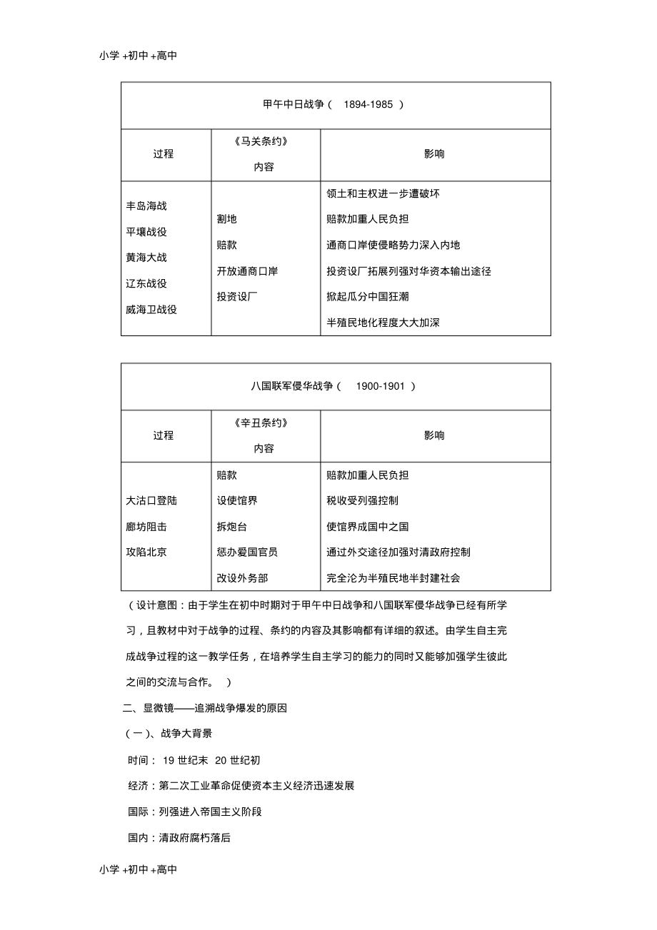 高中历史第4单元第12课甲午中日战争和八国联军侵华教案新人教版.pdf_第2页