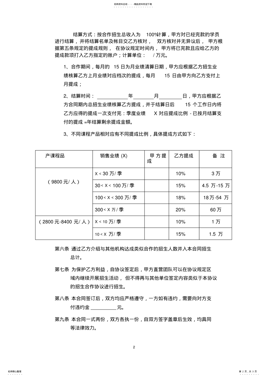 2022年渠道合作协议 .pdf_第2页