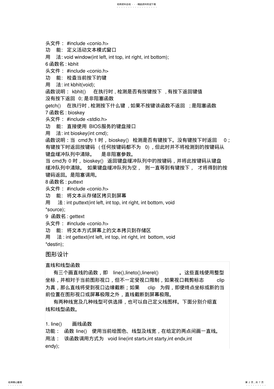 2022年C语言帮助文档 .pdf_第2页