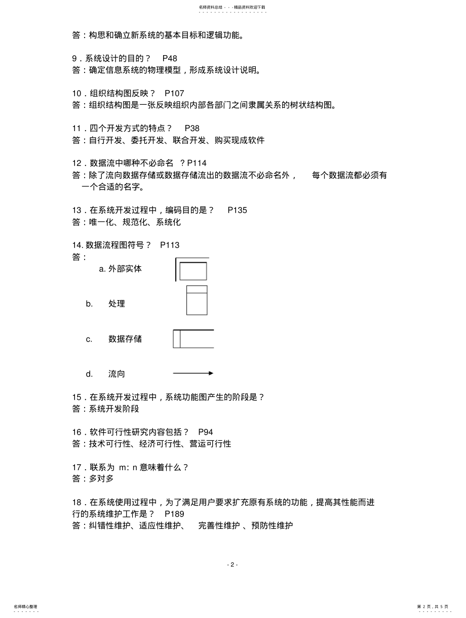 2022年2022年管理信息系统考试复习( .pdf_第2页