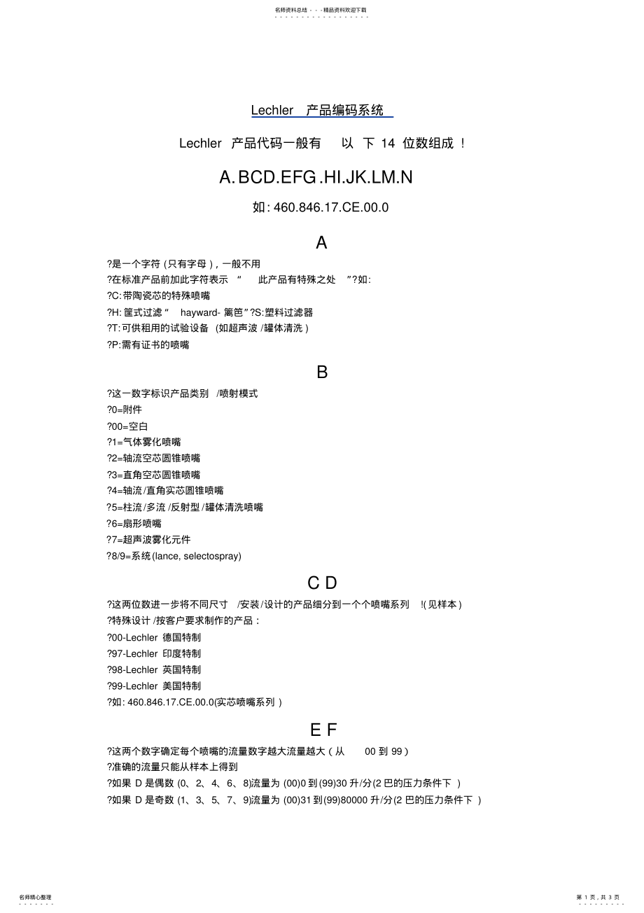 2022年Lechler产品编码系统 .pdf_第1页