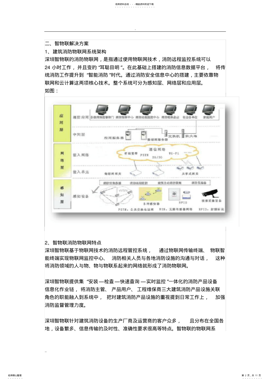 2022年消防安防物联网解决方案设计 .pdf_第2页