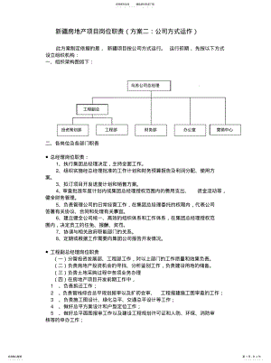 2022年某房地产项目公司岗位职责 .pdf