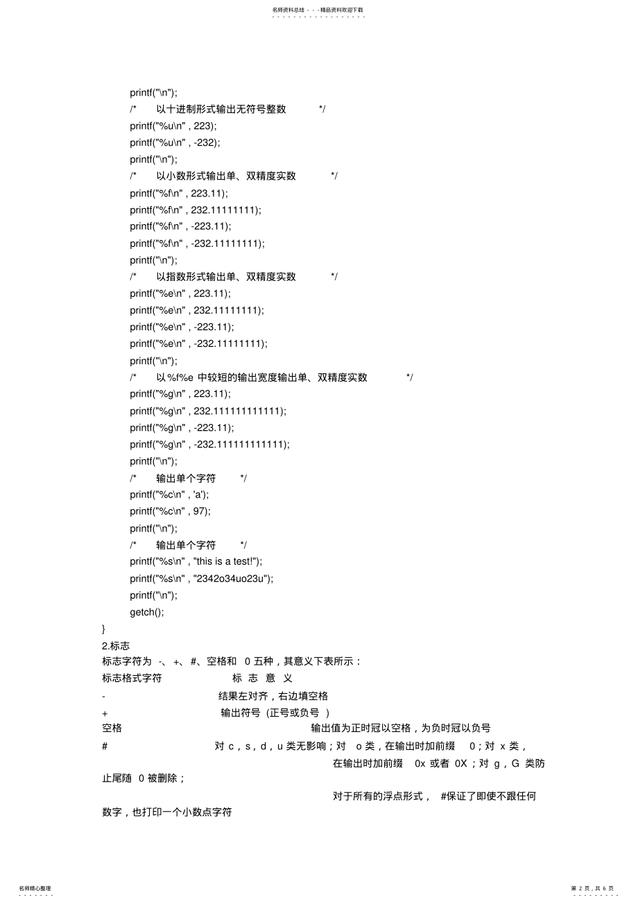 2022年c语言格式大全 .pdf_第2页