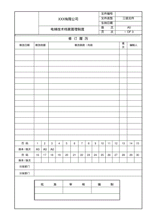 电梯技术档案管理制度.pdf