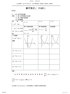 2022年2022年解一元二次不等式 .pdf