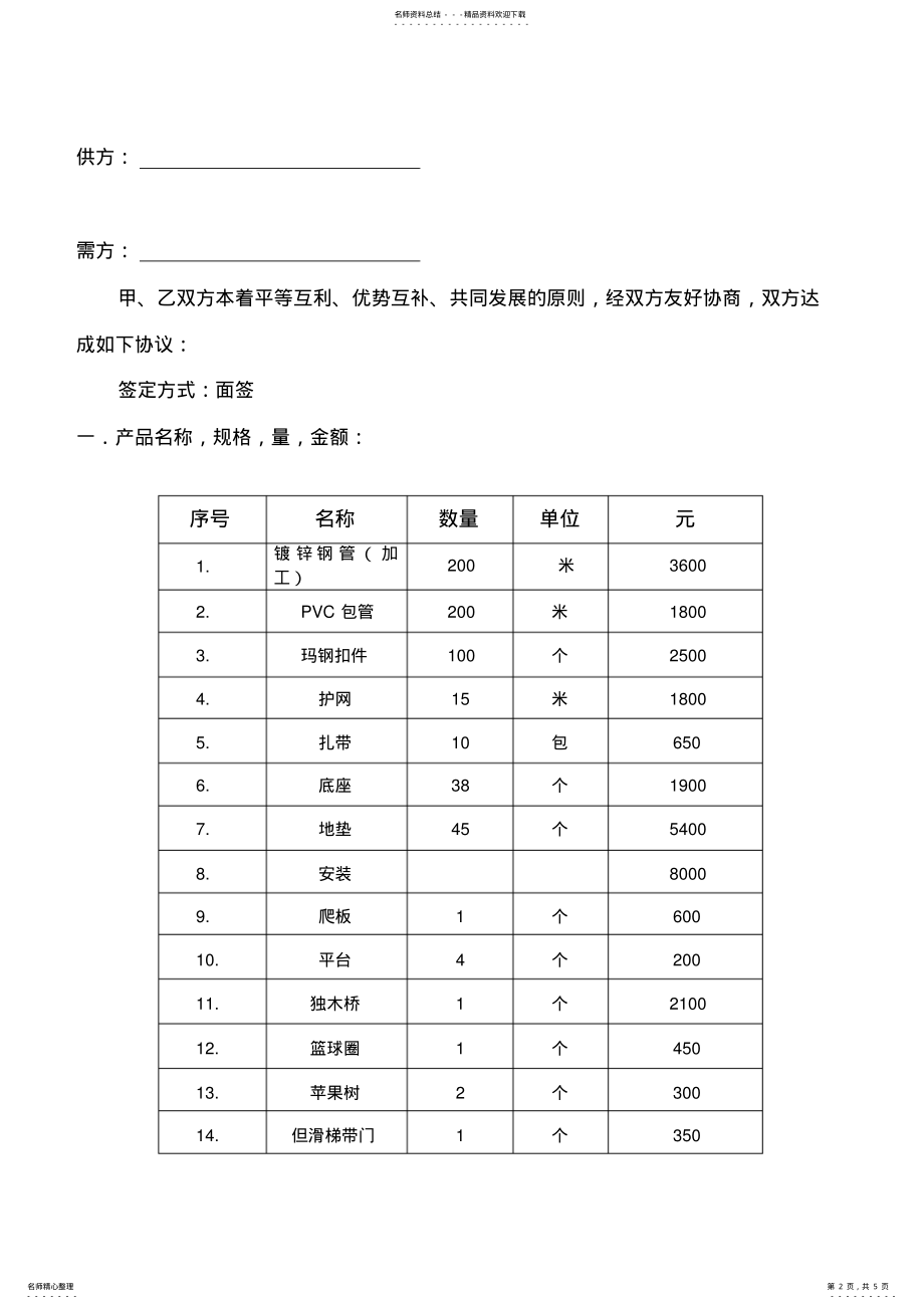 2022年2022年购销合同 .pdf_第2页