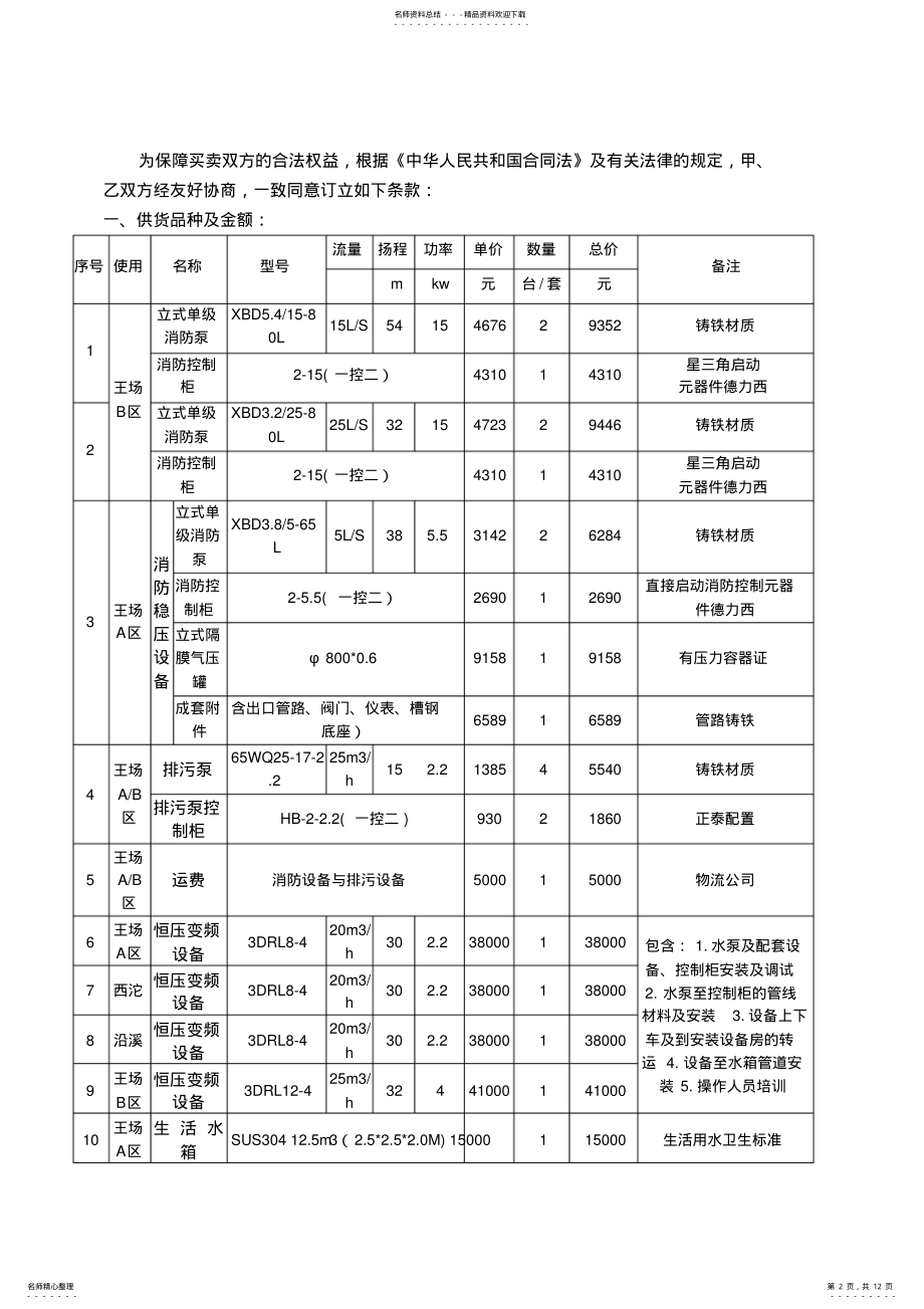 2022年消防购销合同 .pdf_第2页