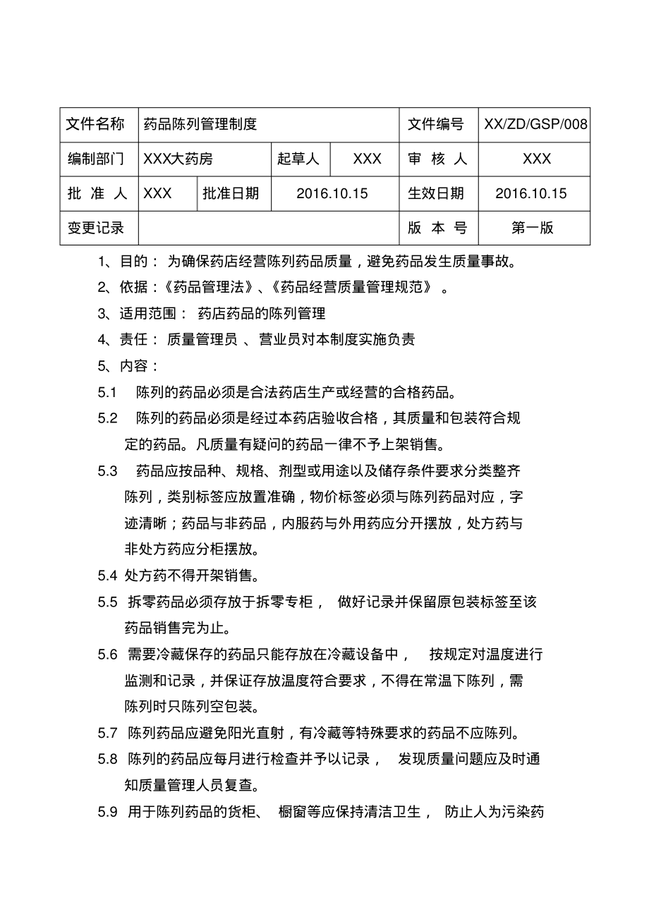 GSP制度-药品陈列管理制度.pdf_第1页