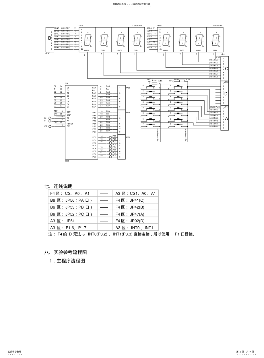 2022年2022年键盘及LED显示实验 .pdf_第2页