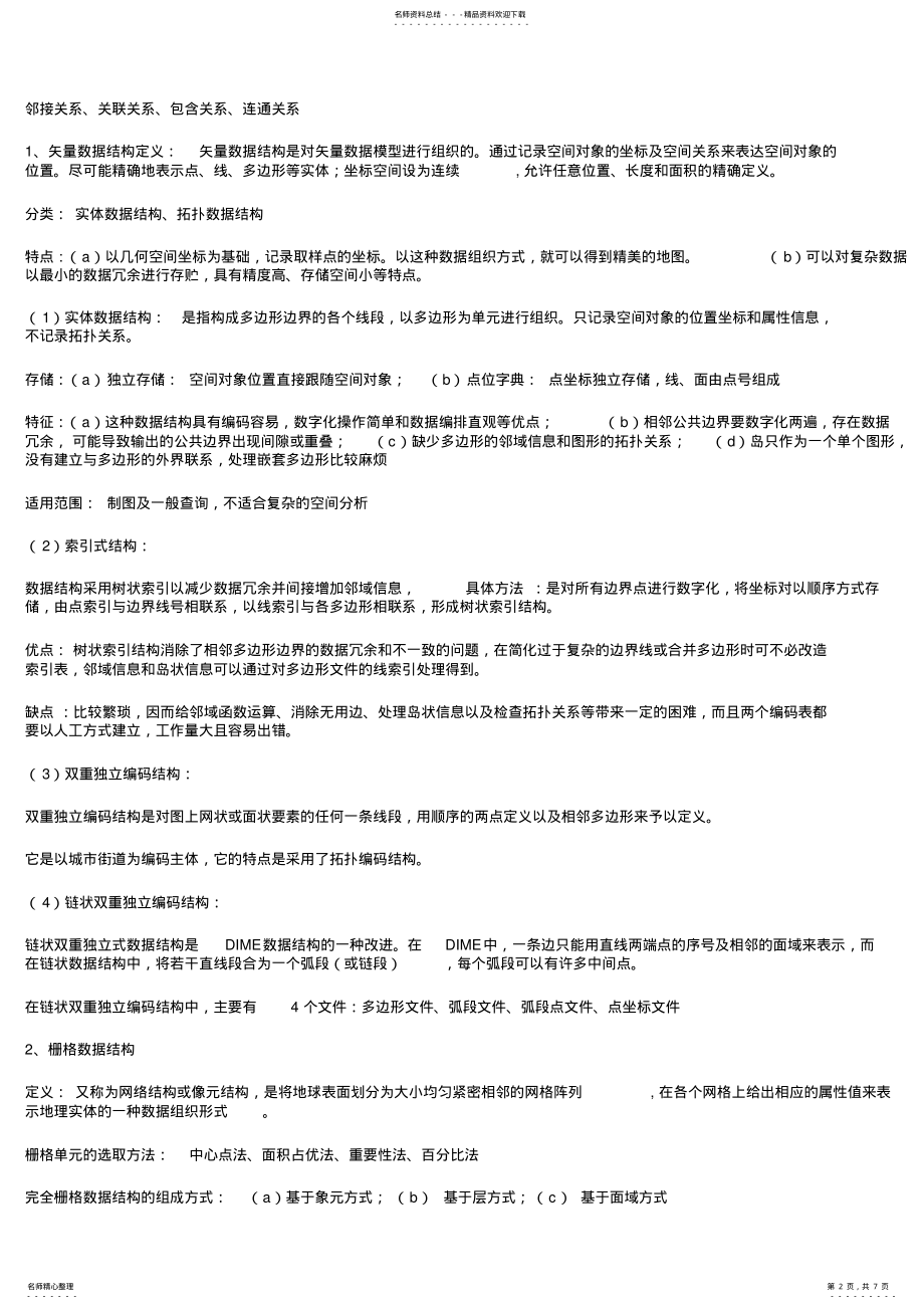 2022年gis地理信息系统考试复习资料 .pdf_第2页