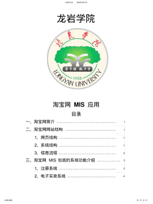 2022年2022年管理信息系统淘宝网 .pdf