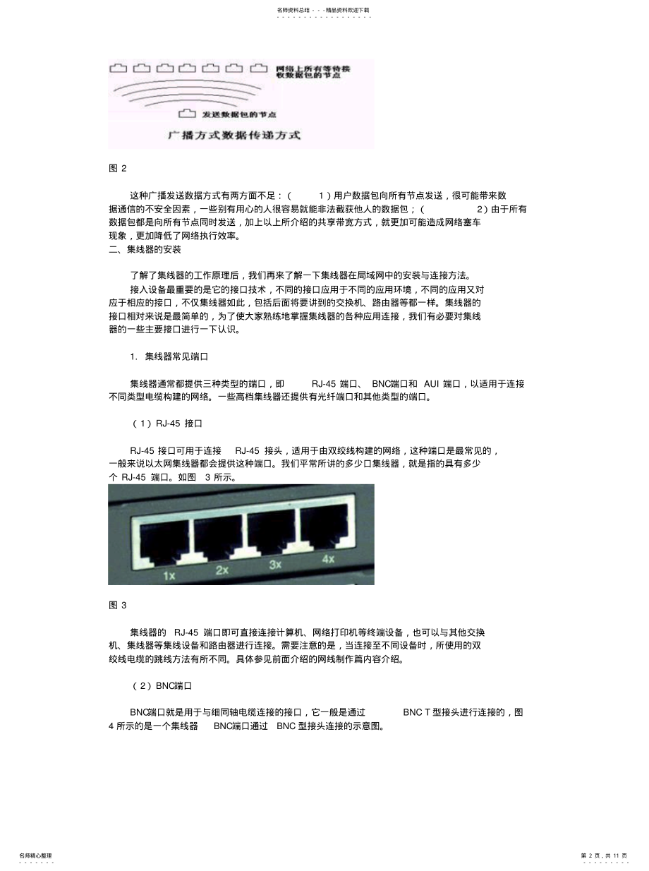 2022年2022年集线器连接与安装 .pdf_第2页