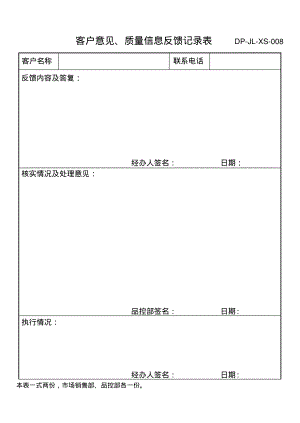 客户意见、质量信息反馈记录表.pdf