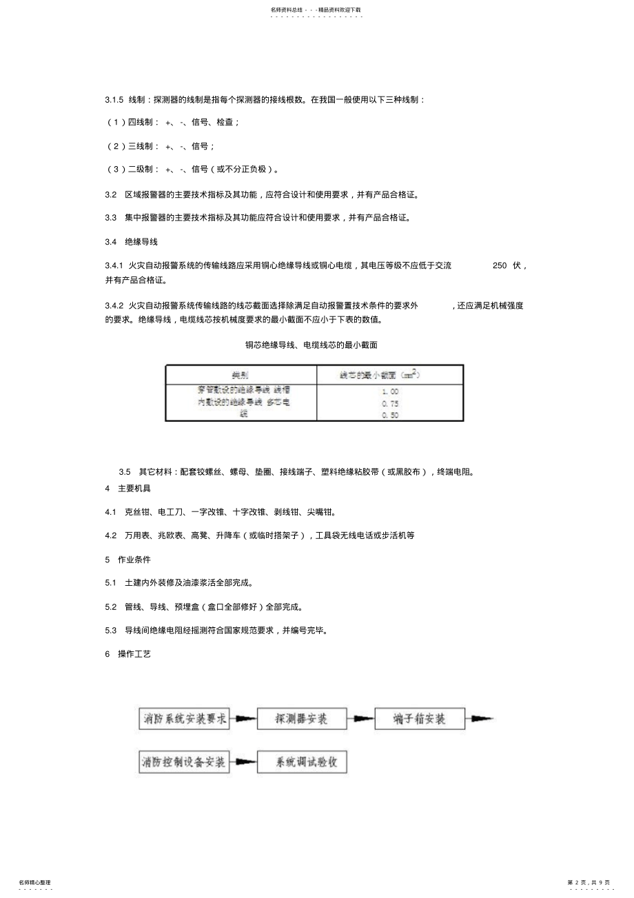 2022年消防自动报警系统安装工艺 .pdf_第2页