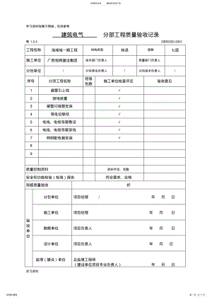 2022年水电分部工程验收记录 .pdf