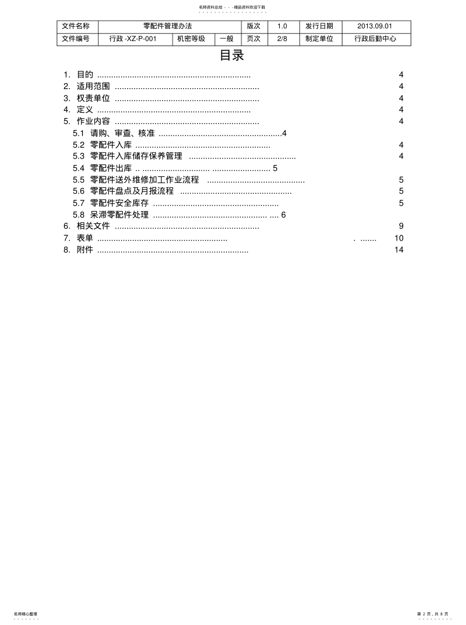 2022年2022年零配件管理制度 .pdf_第2页