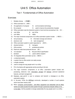 2022年2022年计算机专业英语Unit .pdf