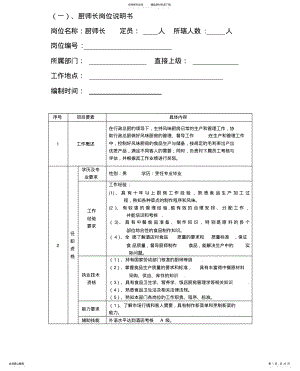 2022年2022年酒店岗位说明书 .pdf