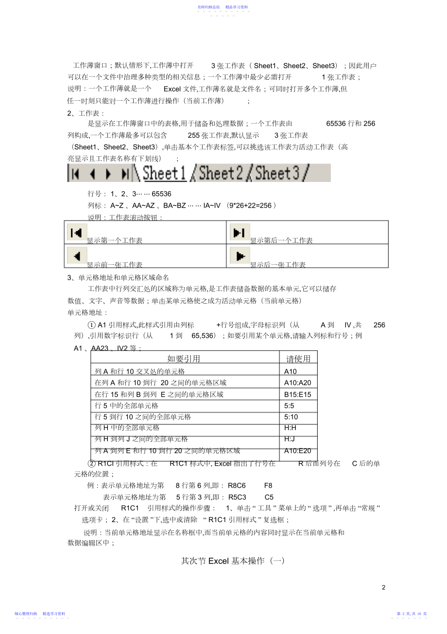 2022年Excel-知识要点总结.docx_第2页