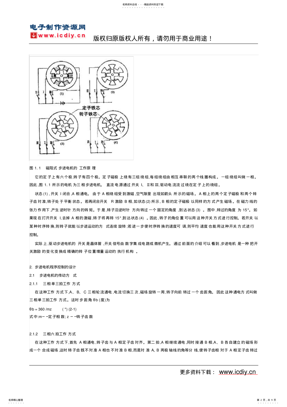 2022年步进电机程序控制 .pdf_第2页