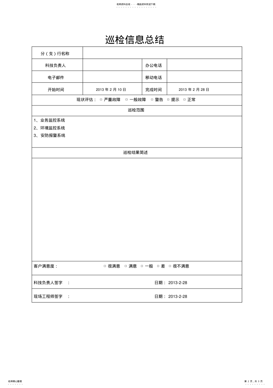 2022年2022年监控系统巡检报告 .pdf_第2页